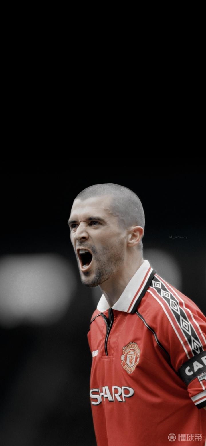 曼联传奇罗伊-基恩壁纸合集|曼联|罗伊-基恩|懂球帝