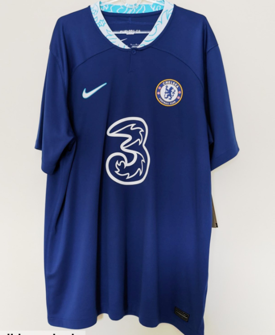 切尔西202223赛季全新主场球衣的实物图曝光