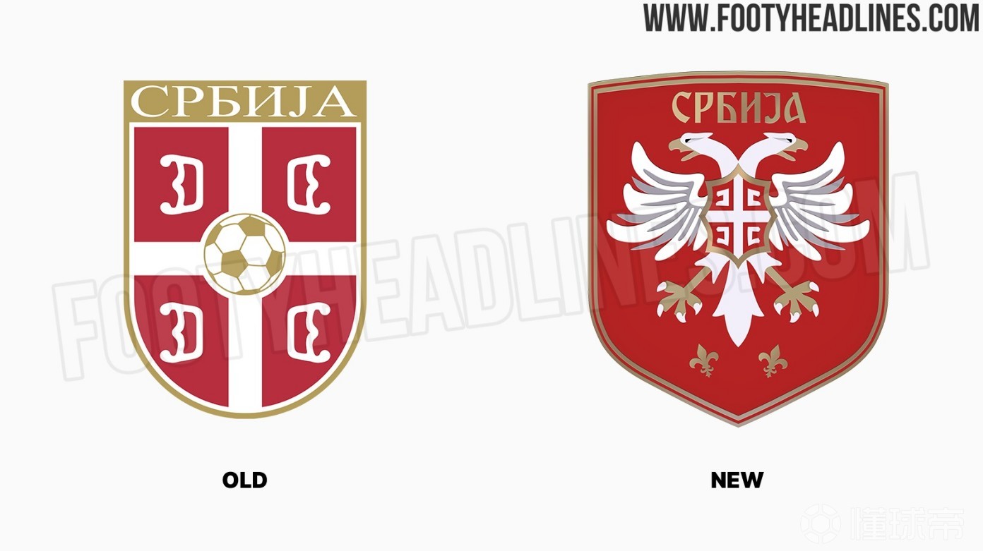 塞尔维亚男足双头鹰队徽曝光将在世界杯期间投入使用