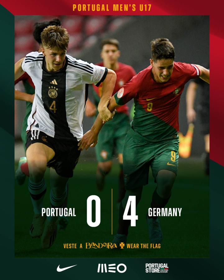 U17歐青賽小組賽：葡萄牙U17首戰4球負于德國U17