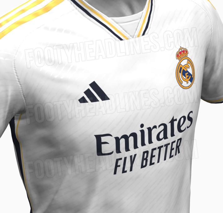 谍照\皇家马德里23/24赛季主场球衣|皇家马德里|懂球帝