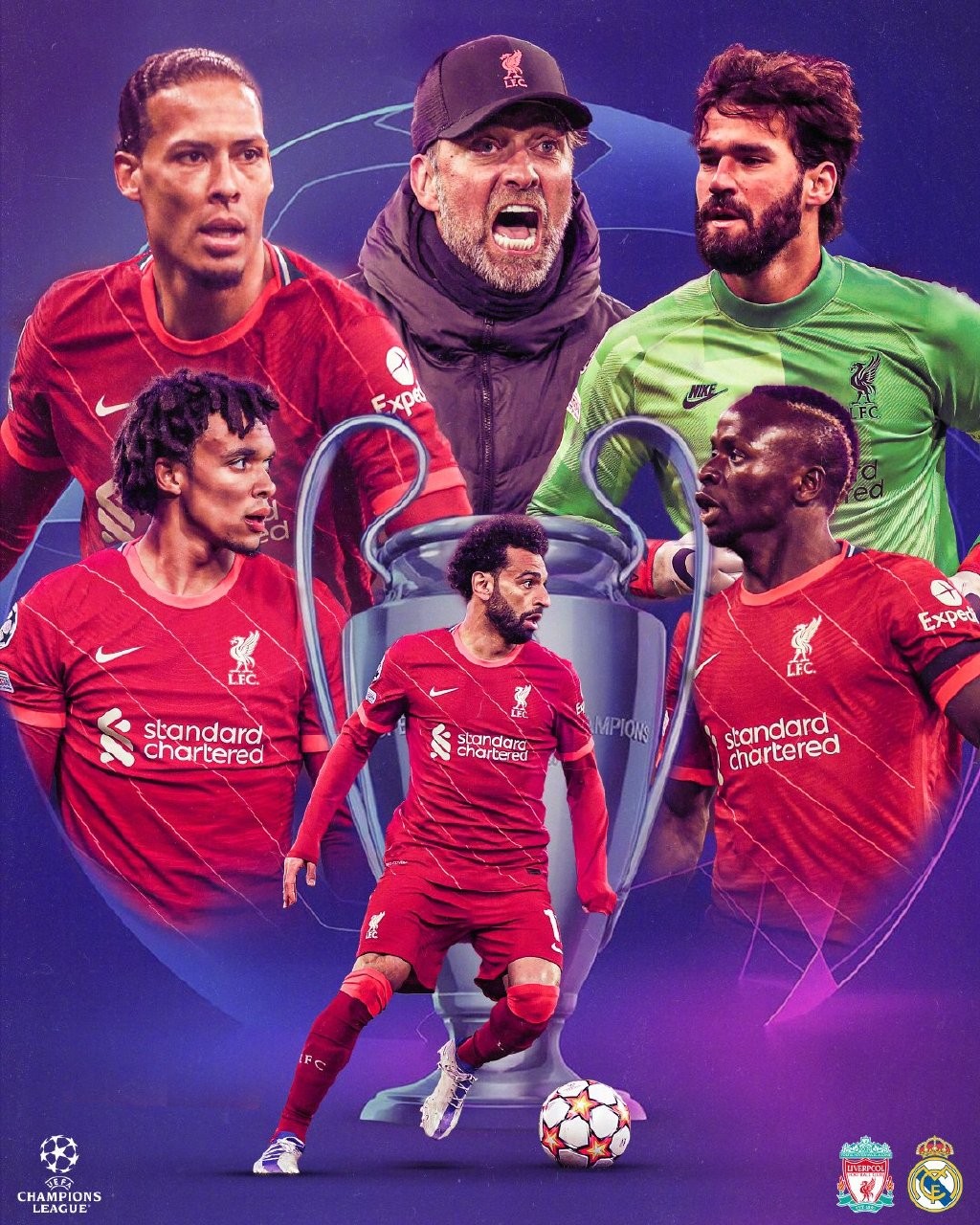 利物浦官方欧冠决赛海报终于撕到日历的这一页
