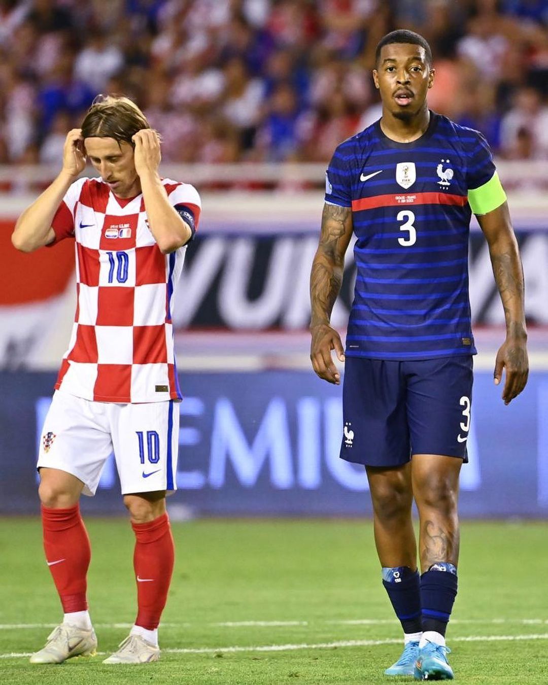 金彭贝第一次以队长的身份代表法国队登场