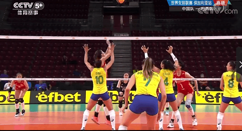 世界女排联赛保加利亚站:中国女排2-3惜败巴西女排