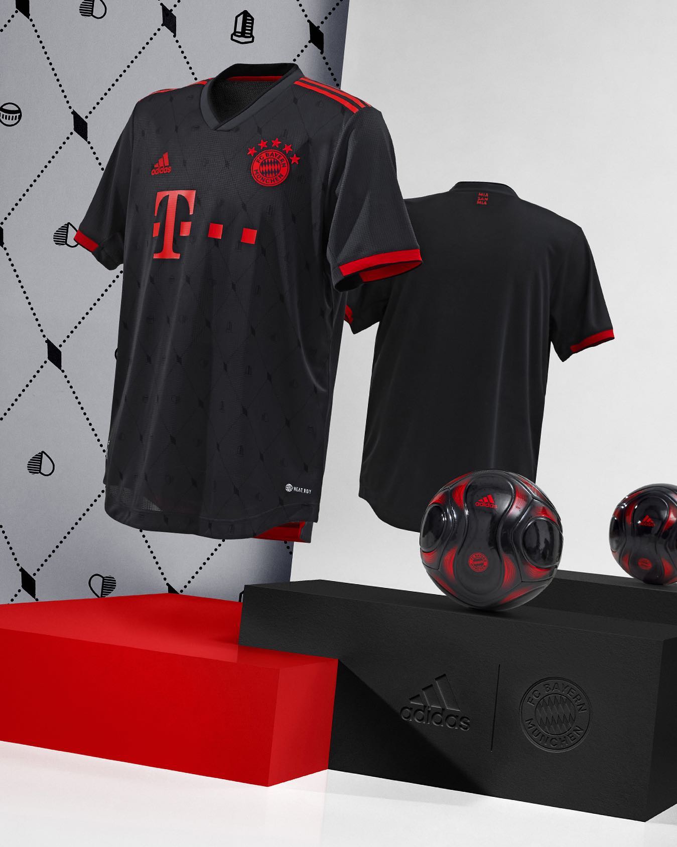 拜仁慕尼黑俱乐部22/23赛季第二客场球衣正式发布