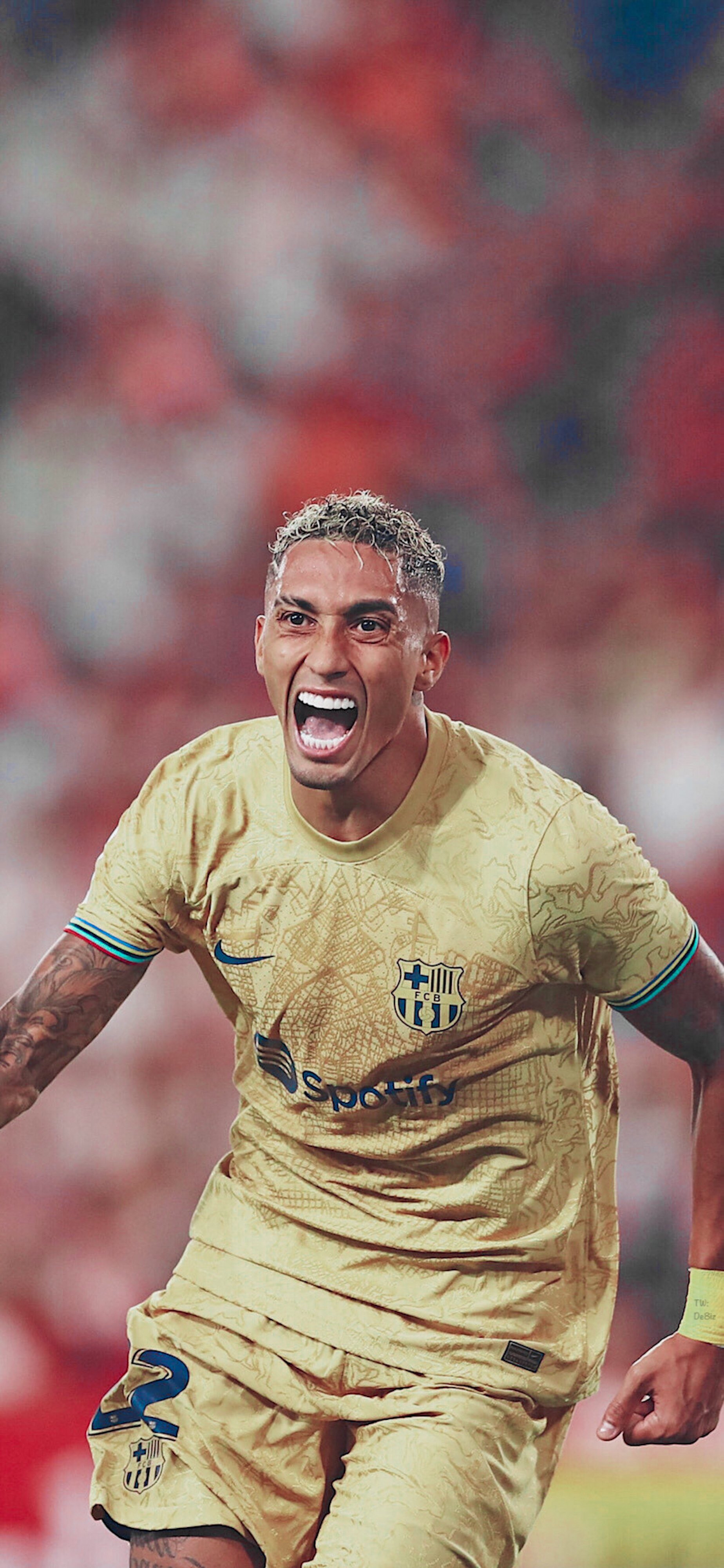 goal!!!壁纸!巴萨新星龙袍拉菲尼亚!