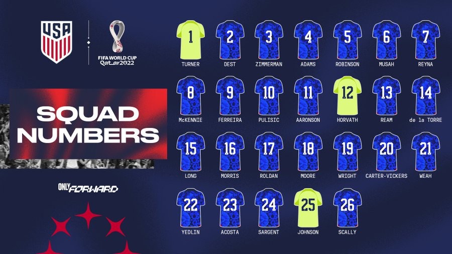 大名单:托马斯领衔,大小阿尤,威廉斯在列】【法国世界杯26人号码公布