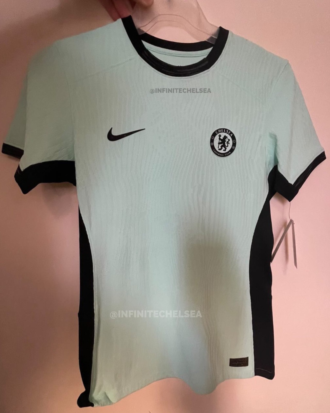 切尔西2324赛季第三球衣实物图流出