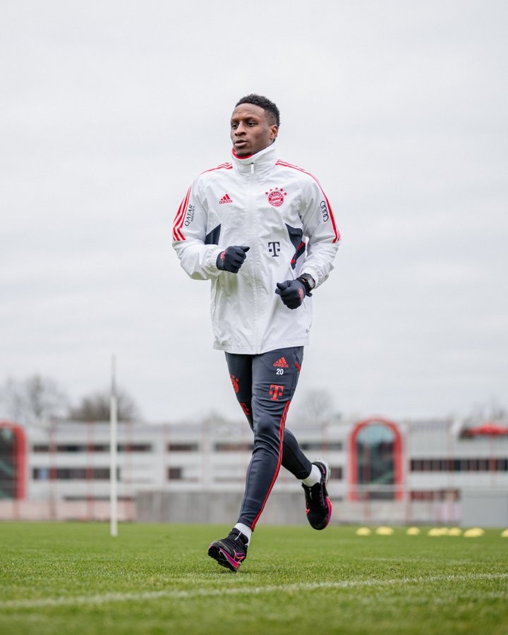 拜仁官方:布纳-萨尔已恢复跑步训练