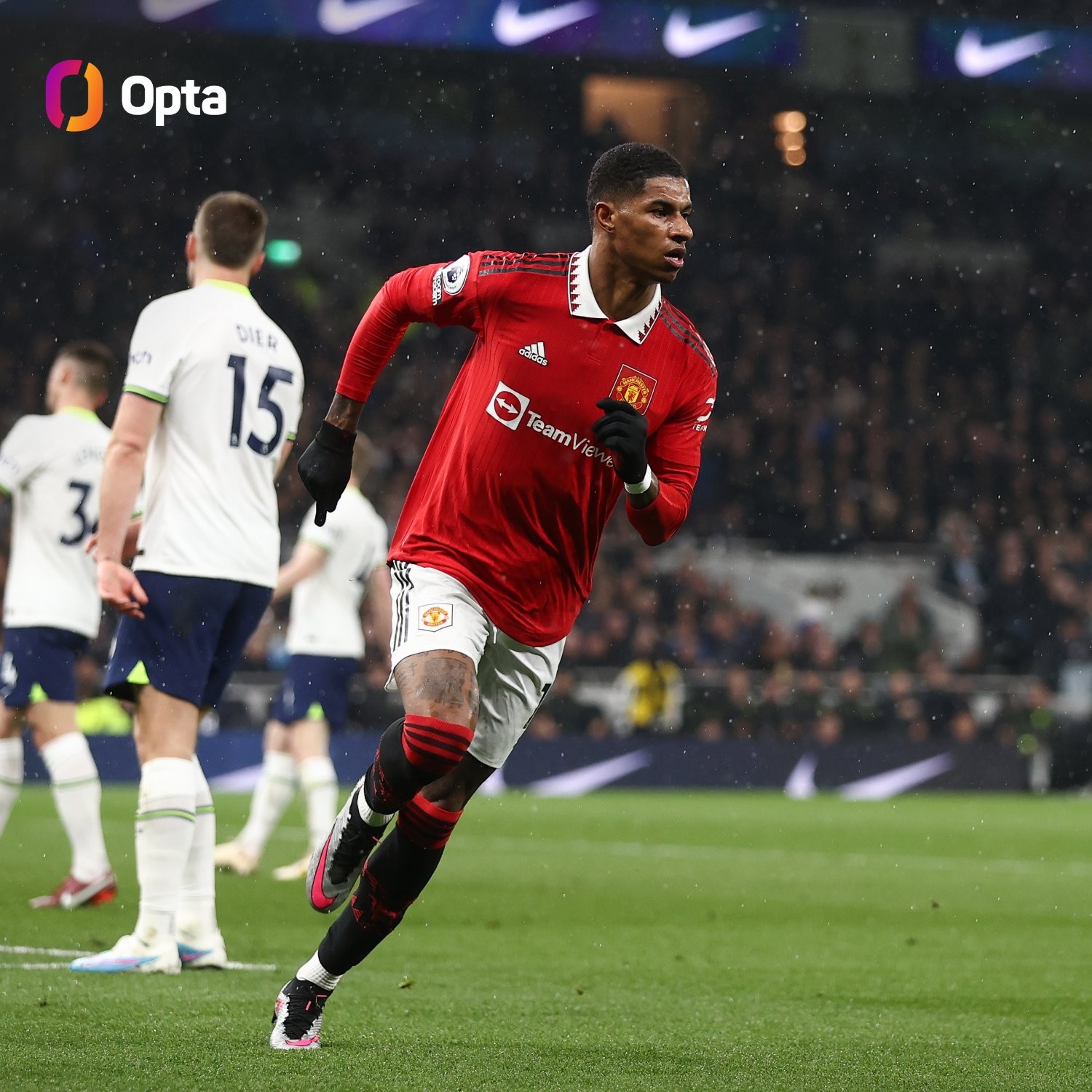 自范佩西以来拉什福德是首位单赛季打入29球的曼联球员