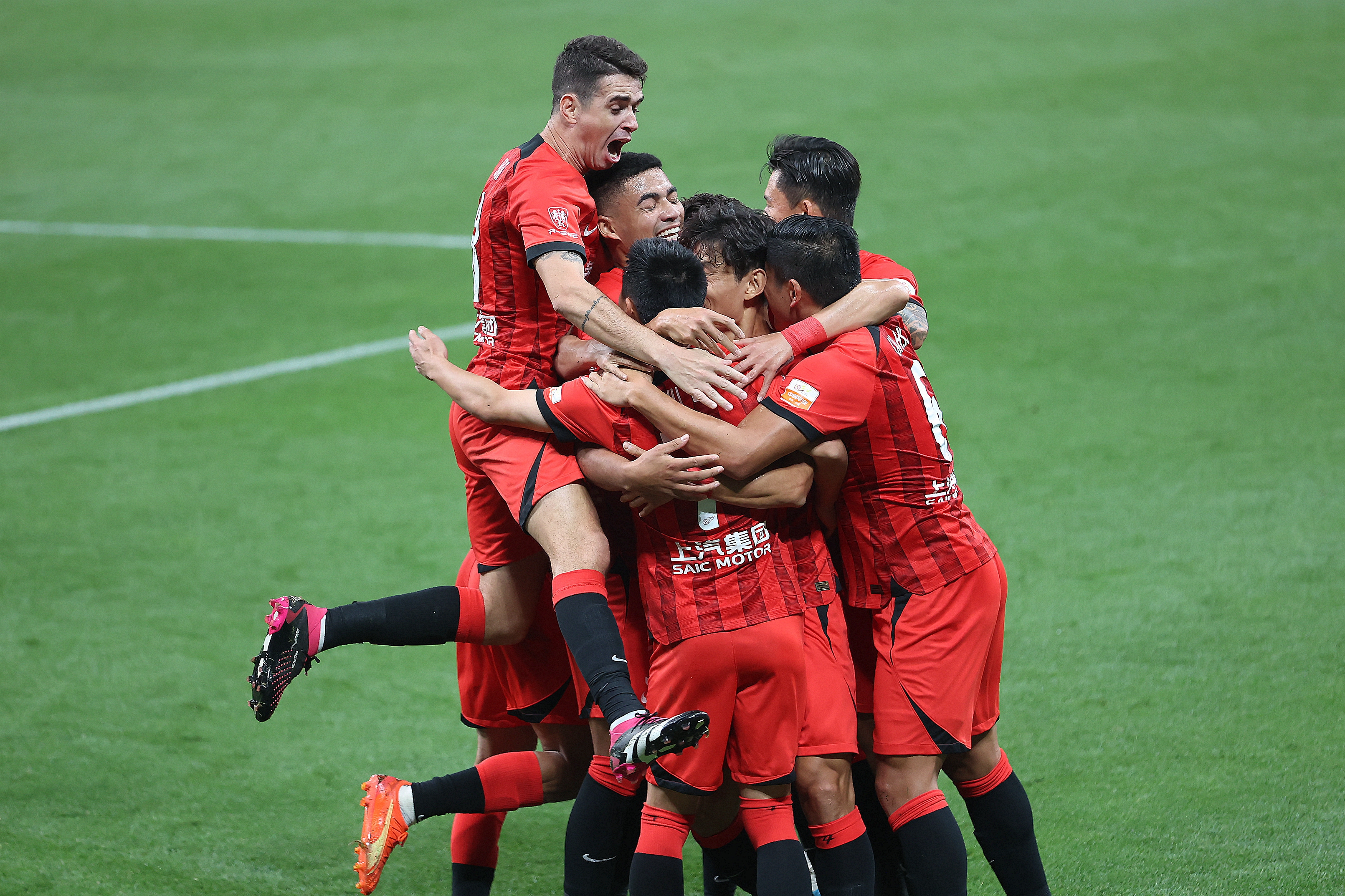 2023赛季中超上海德比首回合海港1比1与申花握手言和