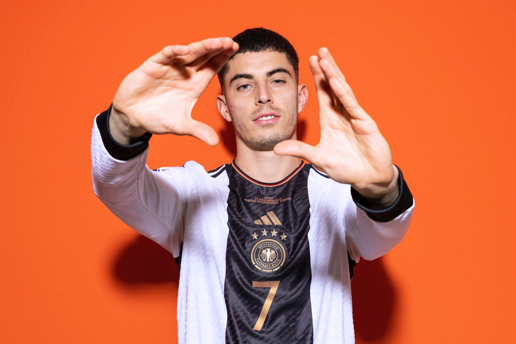 德国7号哈弗茨世界杯定妆照.