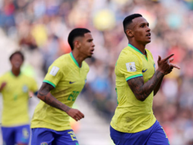 巴西U20净胜7球锁定头名出线，佩德罗索连场破门
