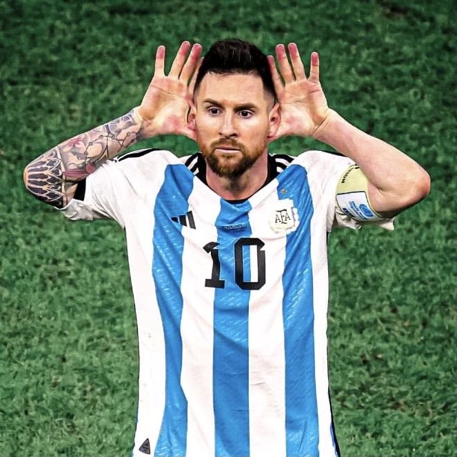 梅西庆祝动作致敬里克尔梅