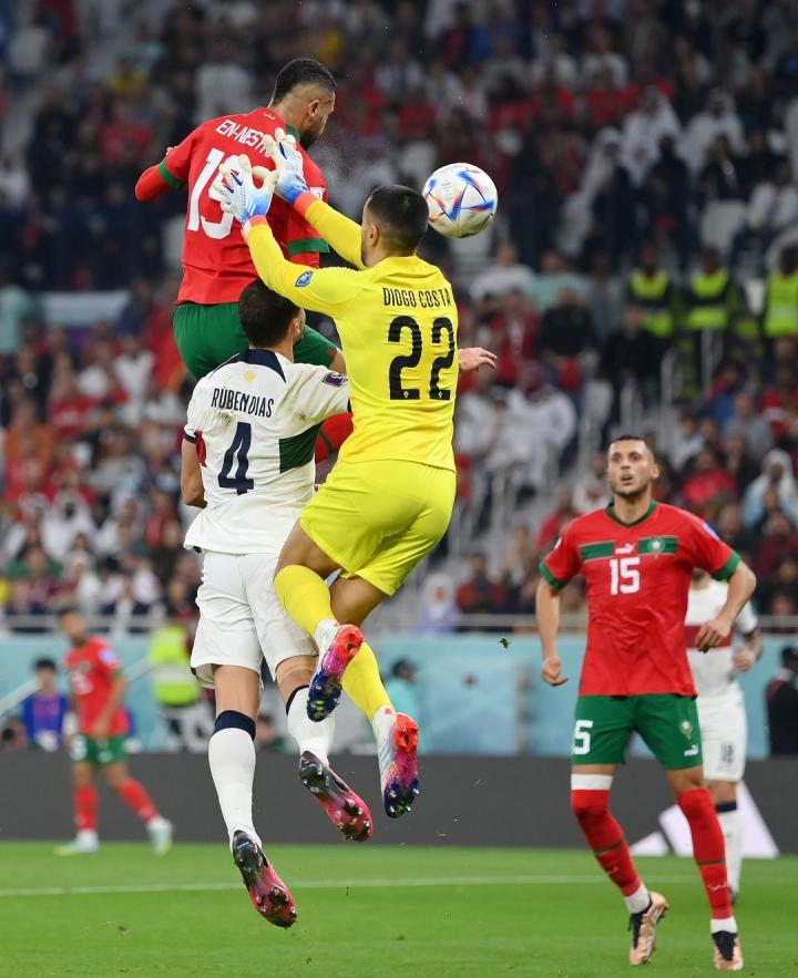 摩洛哥队恩奈西里进球瞬间