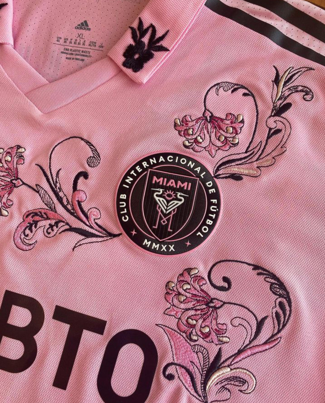 迈阿密国际的球衣就是艺术品