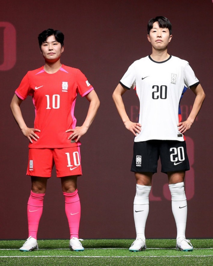 2023女足世界杯韩国队球衣发布.