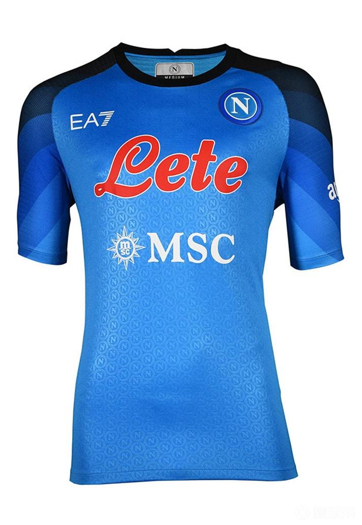 ea7x那不勒斯202223赛季主客场球衣