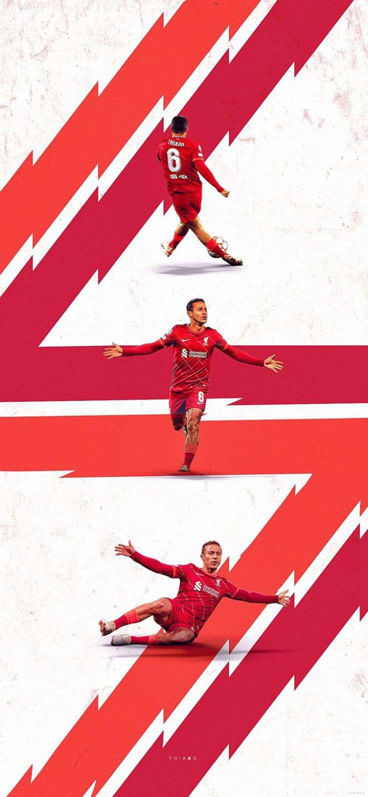 壁纸利物浦壁纸第十三期蒂亚戈健康踢球