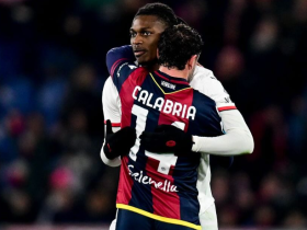 意甲补赛：博洛尼亚2-1战胜AC米兰，卡拉布里亚发表感言