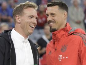 德国足协宣布纳格尔斯曼出任新主帅，并任命瓦格纳和格吕克为助理教练