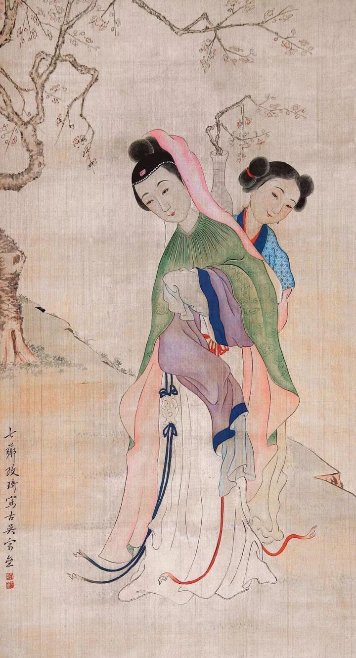 Gai Qi (改琦) , 改琦（1773-1828），清代画家。字伯韫，号香白