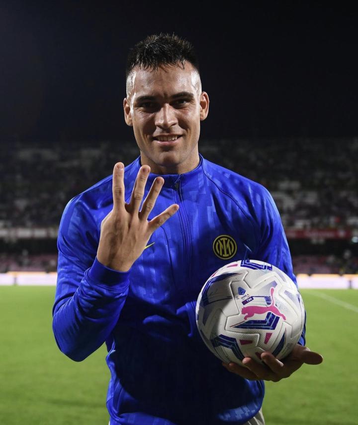 阿根廷国脚劳塔罗马丁内斯在仅出场35分钟的时间