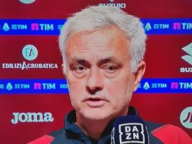 穆里尼奥接受采访谈罗马比赛和前锋问题