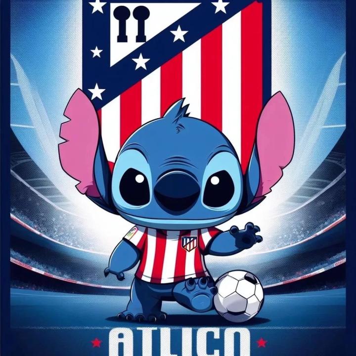 卡通风格 @马德里竞技 海报第二弹,最后一张,不.|马德里竞技|懂球帝