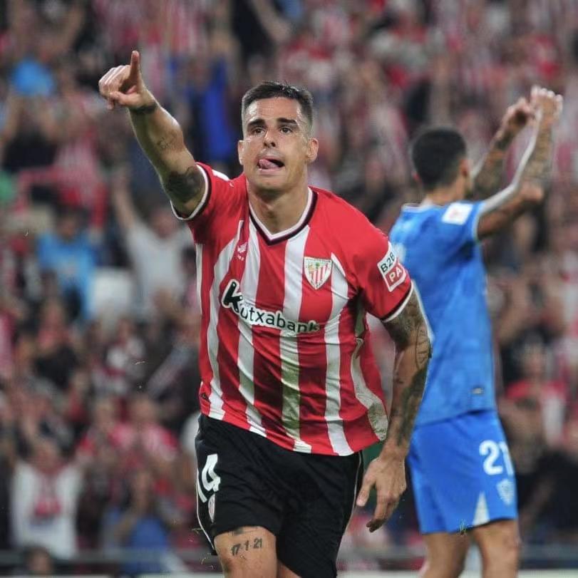 达尼-加西亚在为毕尔巴鄂竞技出场181次后,打入.