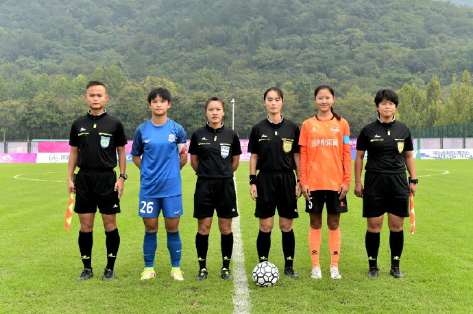 张燕萍钟水鑫梅开二度陈鑫悦破门申花女足50佛山丽州