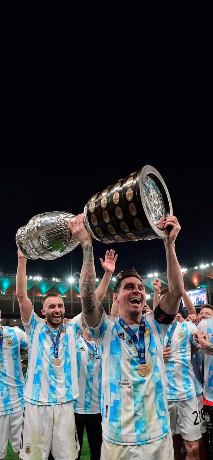 足坛经典瞬间·梅西捧起美洲杯冠军 964k|阿根廷|梅西|迈阿密国际