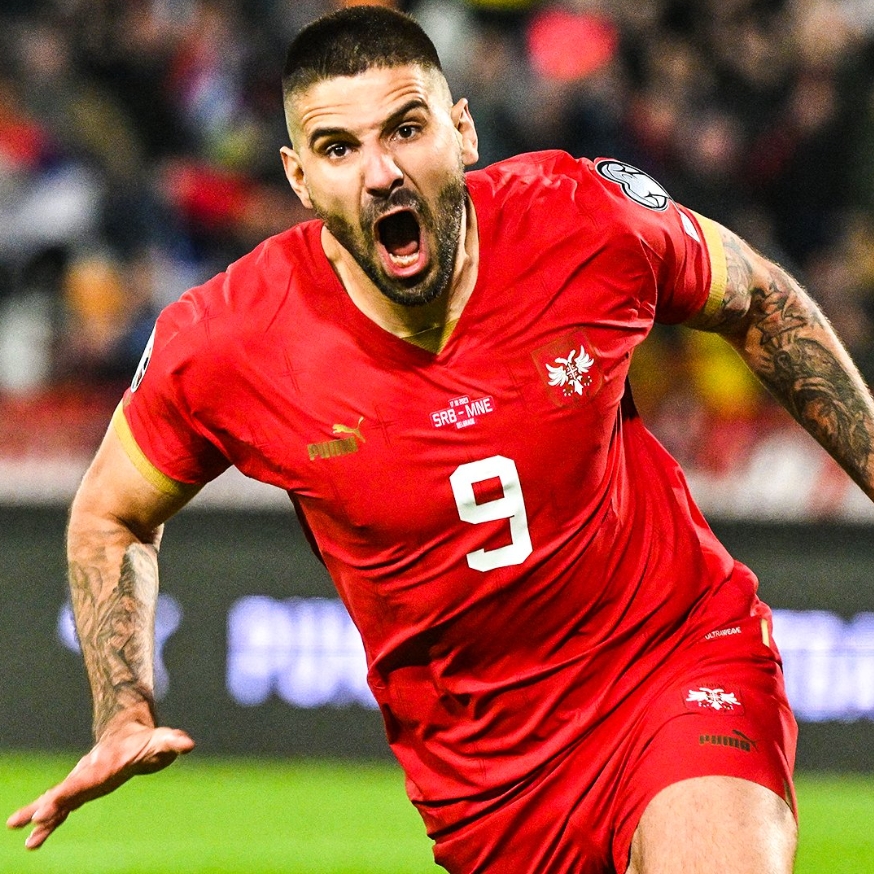 状态爆棚的米特洛维奇塞尔维亚神锋在6天之内打进