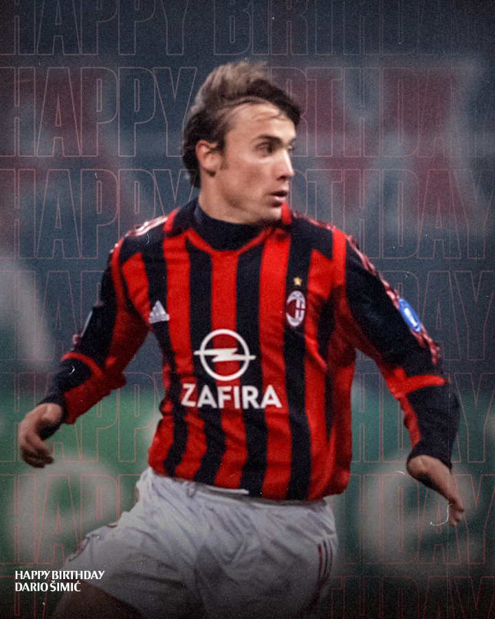 祝我们的意甲和欧冠冠军得主达里奥西米奇48岁生