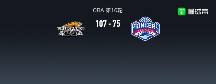CBA战报：辽宁107-75大胜天津李荣培空砍26分半岛·综合体育下载