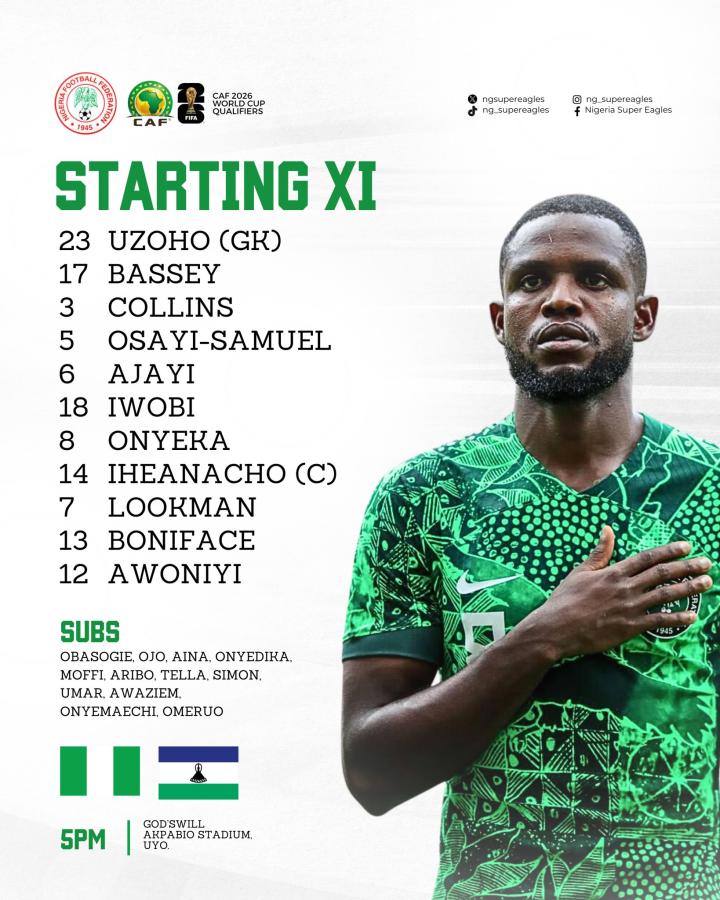 昨晚进行的一场非洲区世预赛中,伊希纳乔佩戴队长袖.