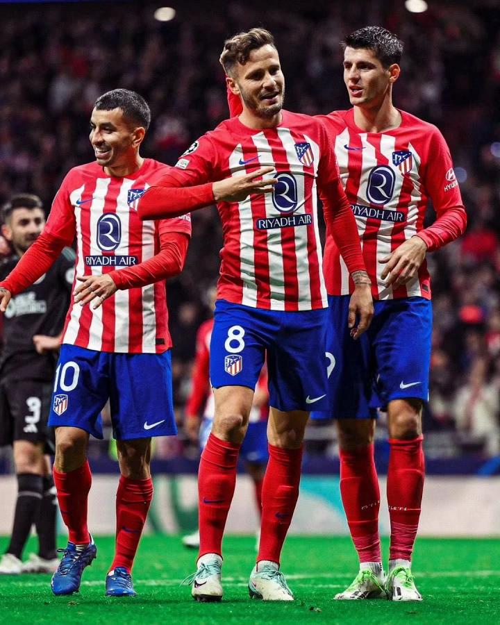 马竞球员庆祝高清图一组