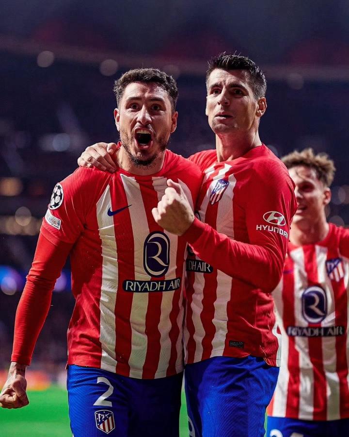 马竞球员庆祝高清图一组