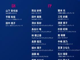 日本女足公布12月友谊赛大名单，10名留洋球员入选