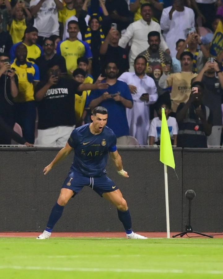 c罗进球后再现经典庆祝