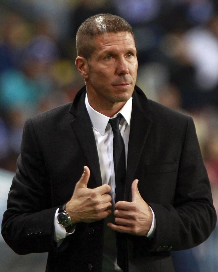 西甲官方ins发布一组图片回顾匪帅西蒙尼的马竞生涯