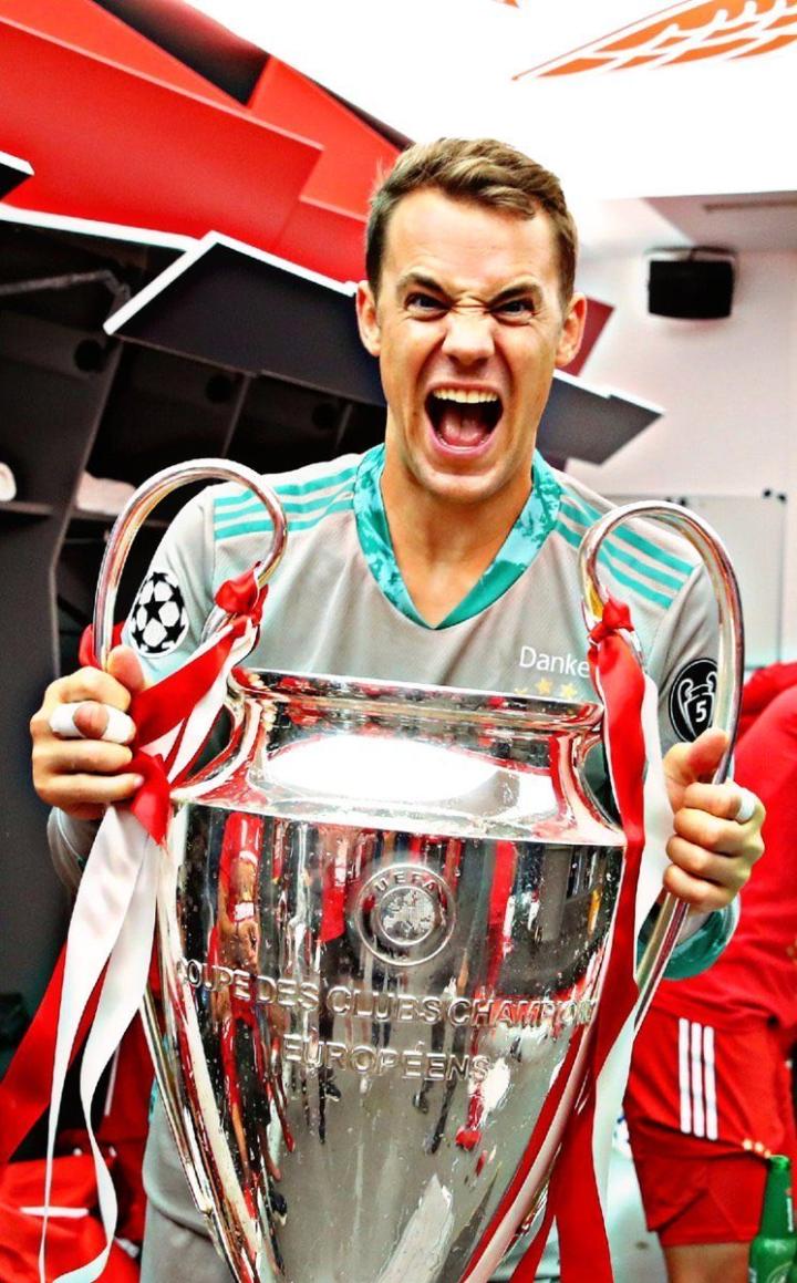 诺伊尔收获个人欧冠的第55场零封,距离排名第一的.|拜仁慕尼黑|懂球帝