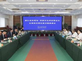 浙江省体育局局长金志会见西班牙比利亚雷亚尔足球俱乐部总经理 促足球青训合作