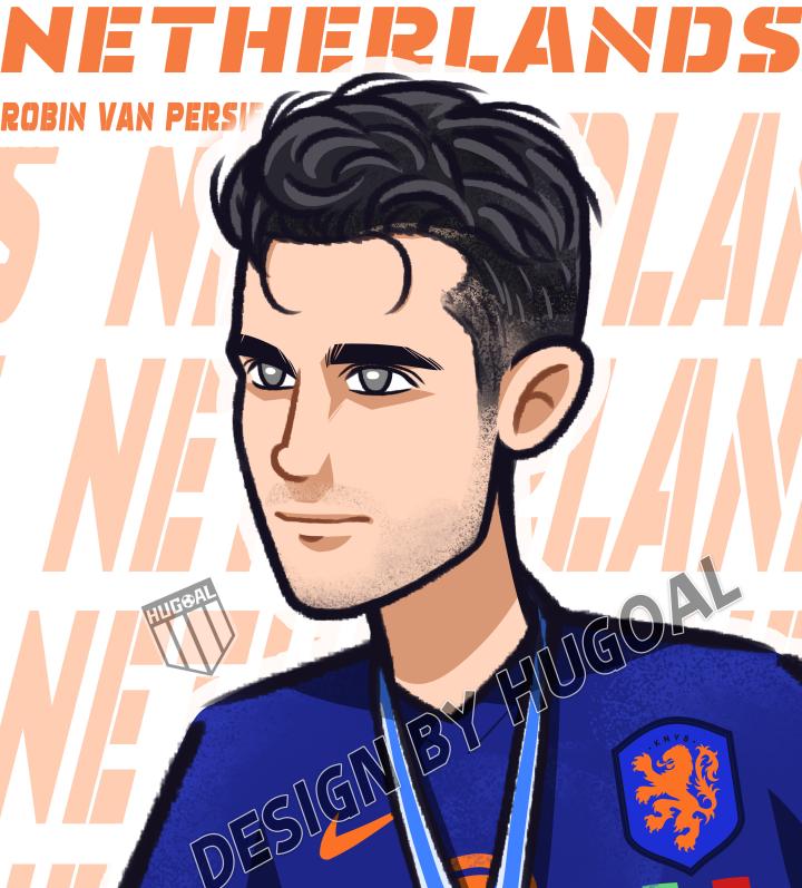 你喜欢哪个球队版本的范佩西退役球星头像