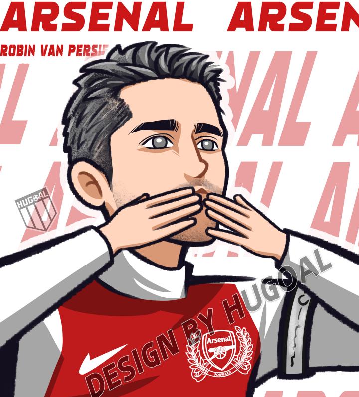 你喜欢哪个球队版本的范佩西退役球星头像