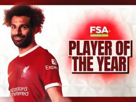 利物浦前锋萨拉赫荣膺足球支持者协会2023年度最佳球员
