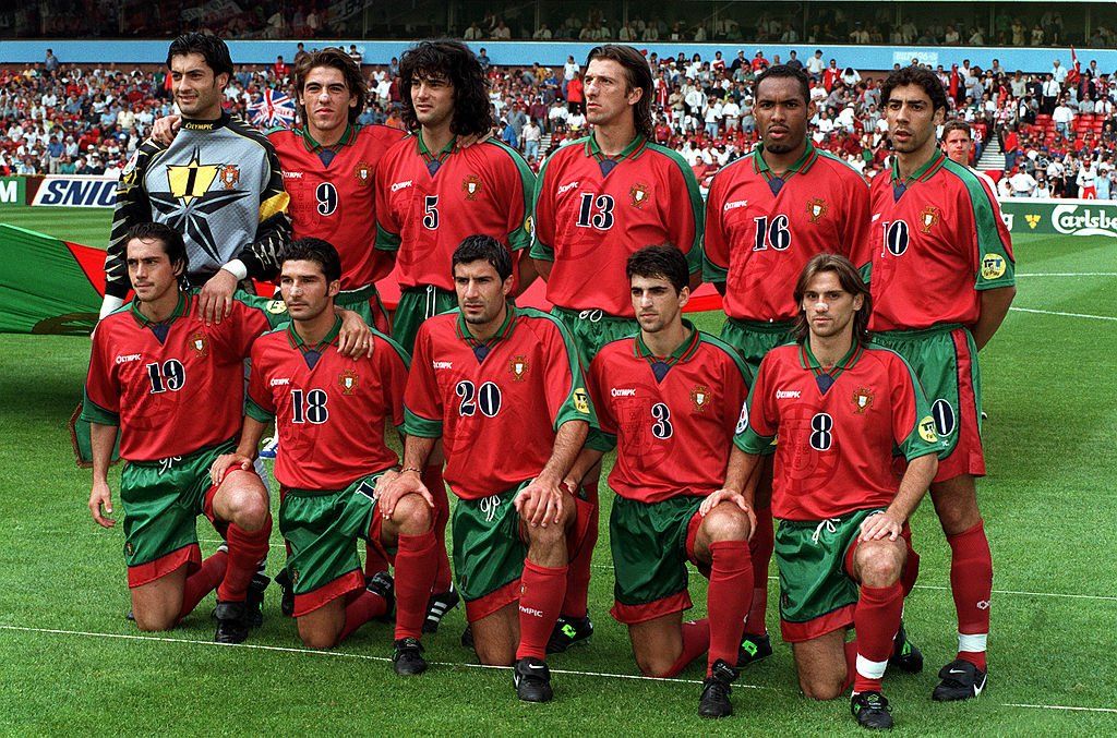 【葡萄牙欧洲杯历程回顾】黄金一代征战96年欧洲杯
