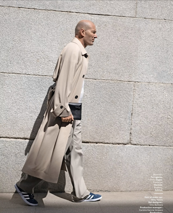 齐达内接受法国gq绅士季刊杂志专访