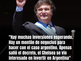 阿根廷新总统谈议允许体育公司投资的法令