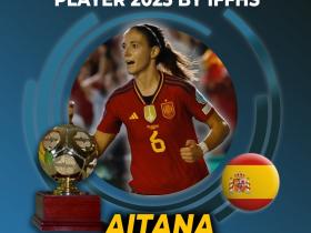 艾塔纳-邦马蒂当选2023年度最佳女足球员